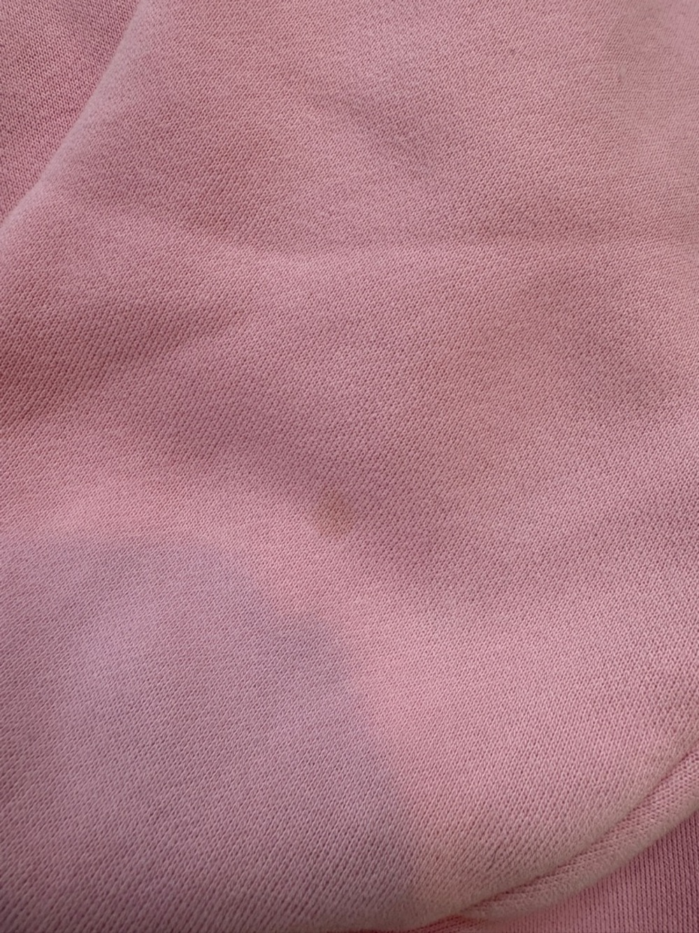 Pink Palm Puff Hooded Sweatshirt with Coral Palm & Hibiscus Embroidery - Picture 2 of 7